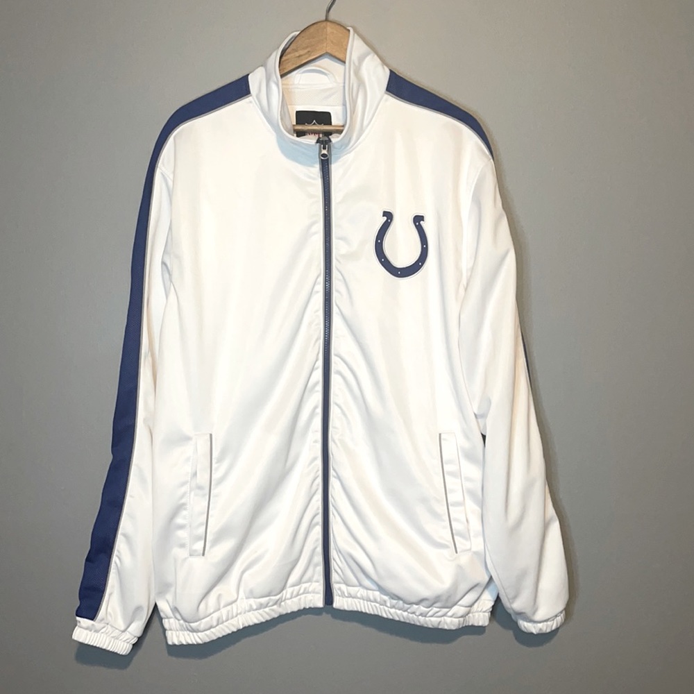 NFL White Indianapolis Colts Jacket embroidered XL